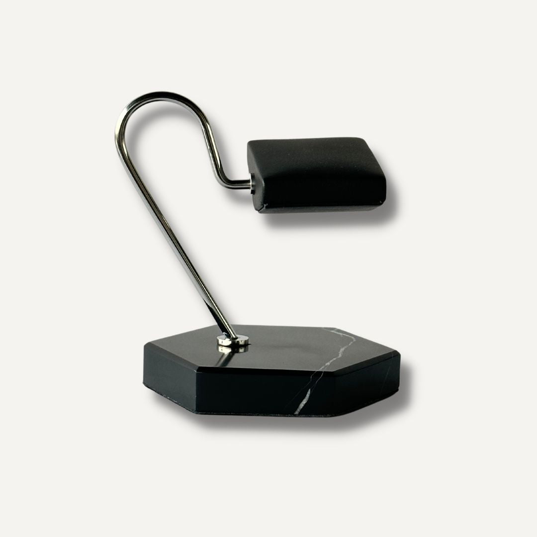 Single Watch Stand Mini Black & Silver