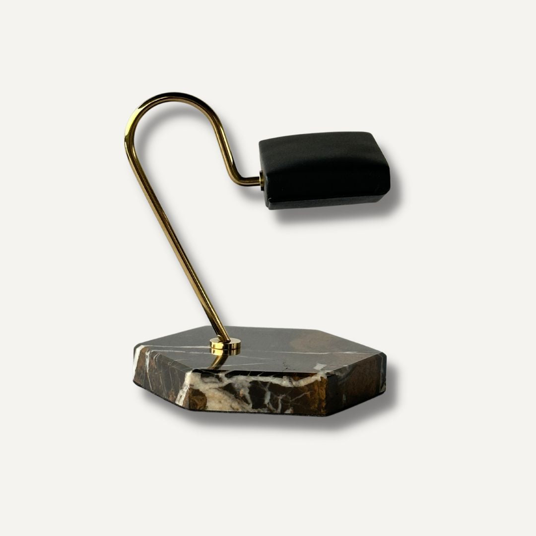 Single Watch Stand Mini Black-Gold-Brown